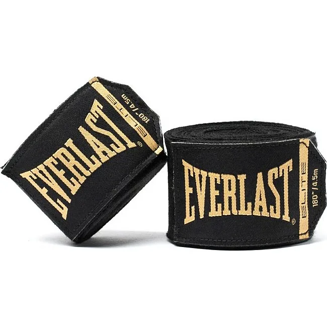 Бинти Everlast ELITE HANDWRAPS чорний 180 (457,2 см)