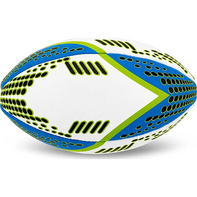 Регбийный мяч SOCCER STAR R-5354-4 (Белый-синий-салатовый)