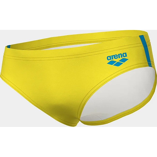 Плавки-слепые для мальчиков Arena SWIM BRIEFS SOLID желтый, бирюзовый (для детей)