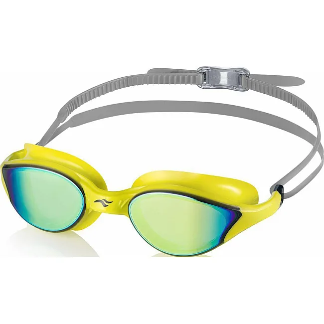 Окуляри для плавання Aqua Speed VORTEX MIRROR+CASE 8898 жовтий, сірий One Size