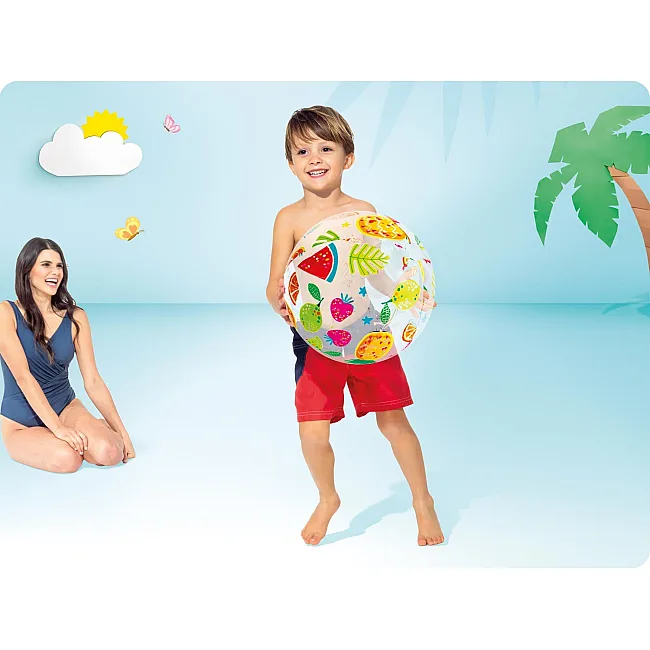 М&# надувной пляжный INTEX 59040 Фрукты, 51 см