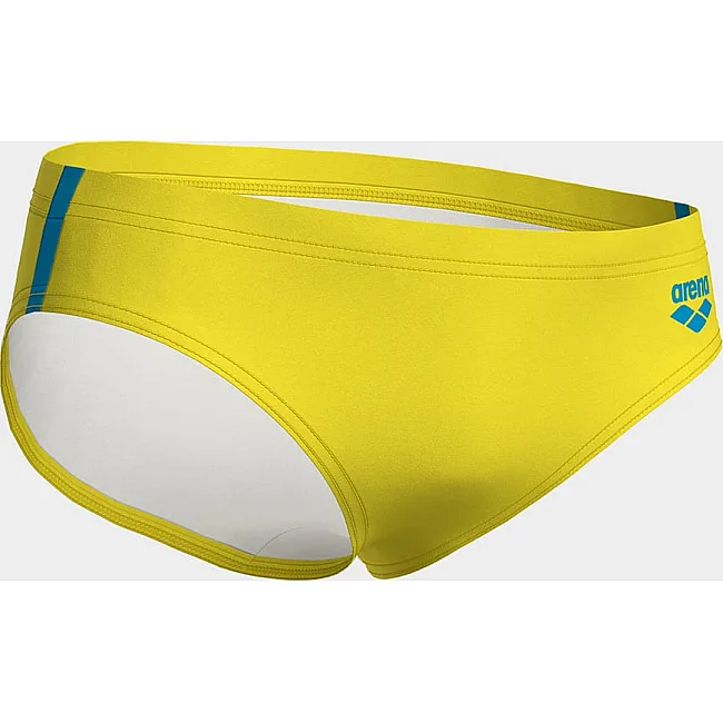 Плавки-слепые для мальчиков Arena SWIM BRIEFS SOLID желтый, бирюзовый (для детей)