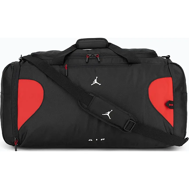 Сумка NIKE Jam Element Duffle 46L черный, красный (для мужчин) 55 x 30 x 30 см