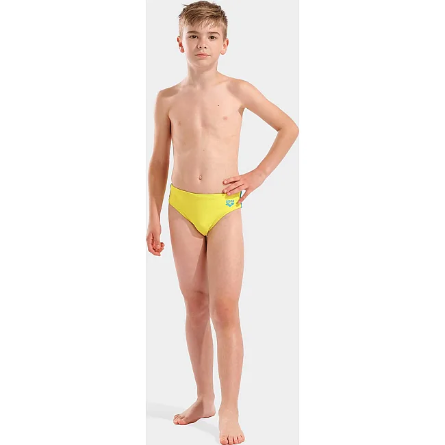Плавки-слепые для мальчиков Arena SWIM BRIEFS SOLID желтый, бирюзовый (для детей)