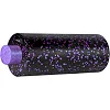 Массажный ролик (роллер) гладкий PowerPlay PP-4348 2 in 1 EPP Foam Roller Черно/Фиолетовый (33x14см.)