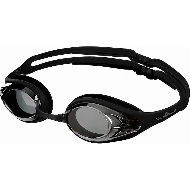 Очки для плавания взрослые MADWAVE COMPETITION MIRROR AUTOMATIC M043002 (Черный)