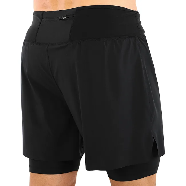 Спортивные шорты
 двойные 2 в 1 с тайтсами мужские JOMA

 EXPLORER 103037-100 (Черный)