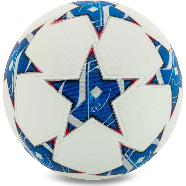 Футбольний м'яч SP-SPORT FB-9821 №5 PU (Білий-синій)