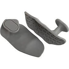 Накладки на долоні грипси Gym Grips Gloves для силових тренувань та турніка силіконові нековзні SP-SPORT TA-6743 2 шт (Сірий)