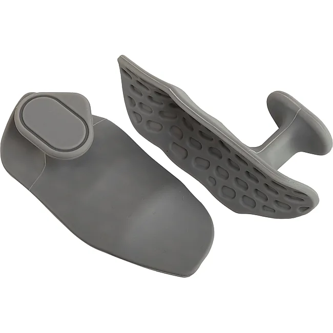 Накладки на долоні грипси Gym Grips Gloves для силових тренувань та турніка силіконові нековзні SP-SPORT TA-6743 2 шт (Сірий)