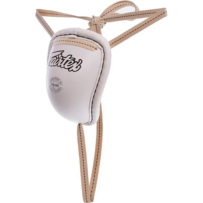 Защита паха ракушка для тайского бокса и кикбоксинга FAIRTEX GC2 (Белый)