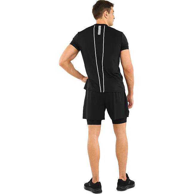 Спортивные шорты
 двойные 2 в 1 с тайтсами мужские JOMA

 EXPLORER 103037-100 (Черный)