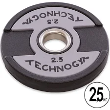 Блины диски полиуретановые 2 Handle металлическая втулка TECHNOGYM TG-1837-2_5 51мм 2,5кг