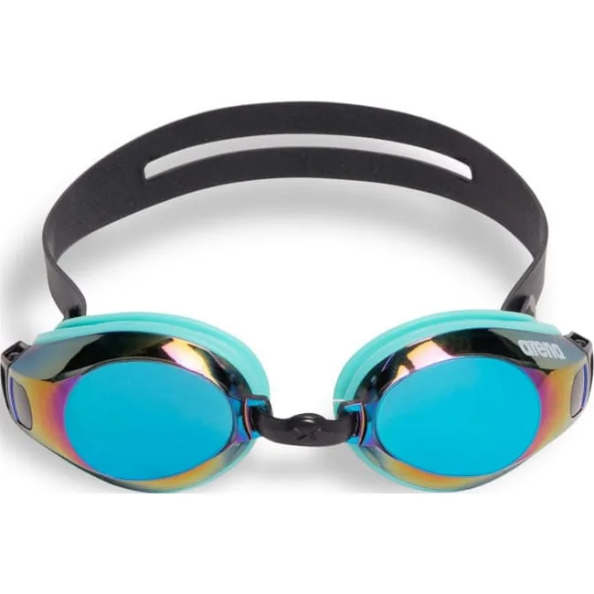 Очки для плавания Arena ZOOM X-FIT MIRROR голубой, черный