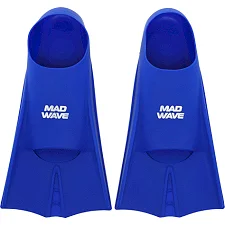 Короткие ласты для тренировок MADWAVE FLIPPERS M074302 30-43 (Синий)