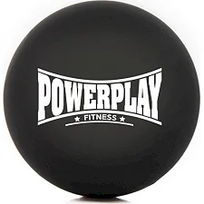 Масажний силіконовий м'яч PowerPlay PP-4354 Silicone Lacrosse Ball (6.3см.) Чорний