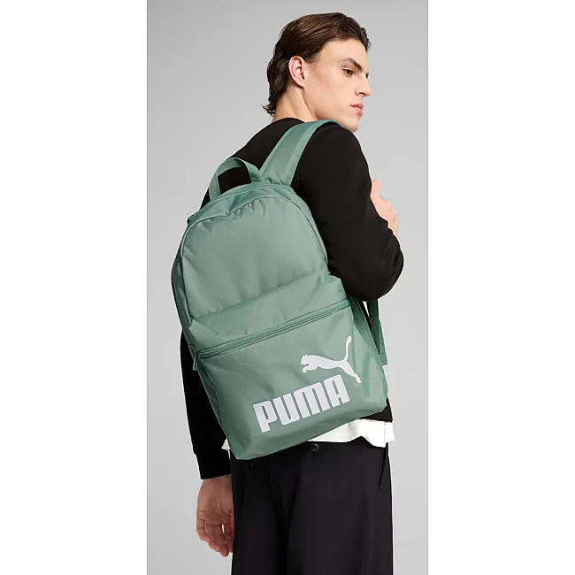 Рюкзак Puma PHASE Backpack 22L зеленый 44х30х14 см