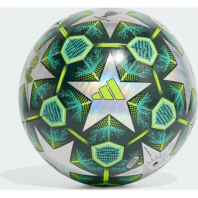 Мяч футбольный Adidas UCL TRAINING 24/25 KNOCKOUT STAGES FOIL BALL зеленый, мультиколор 5