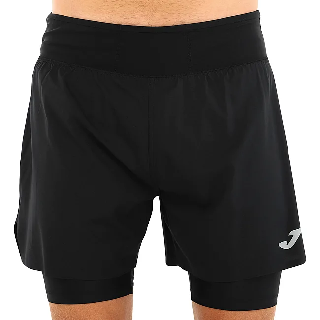 Спортивные шорты
 двойные 2 в 1 с тайтсами мужские JOMA

 EXPLORER 103037-100 (Черный)