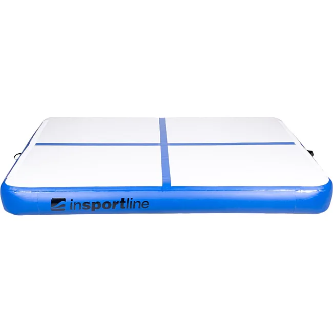 Надувной коврик inSPORTline Air-impact 200x150 см, бело-синий