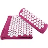 Набор массажный акупунктурный Аппликатор Кузнецова 2в1 коврик и валик Acupressure mat SP-SPORT
 FI-0134 (Фиолетовый)