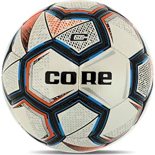 Футбольный мяч CORE DIADORAMOND FB-8463 №5 PU (Белый-красный)