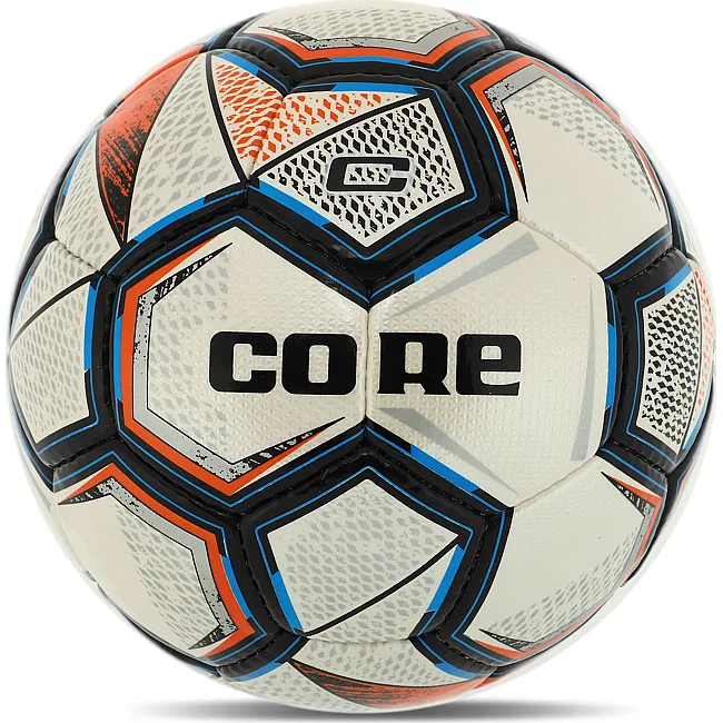 Футбольный мяч CORE DIADORAMOND FB-8463 №5 PU (Белый-красный)