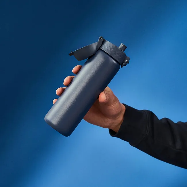 Бутылка для воды металлическая вакуумная ION8 500 мл. Vacuum Insulated, Navy