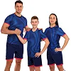 Футбольная форма комплект футболка и шорты LIDONG D8866 4XS-XXL (Темно-синий)
