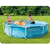 Басейн каркасний 16в1 INTEX 28208, 305 x 76 см + машина для створення бульбашок