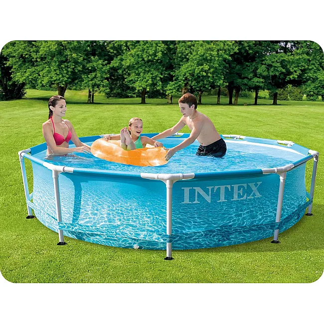 Басейн каркасний 16в1 INTEX 28208, 305 x 76 см + машина для створення бульбашок