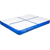 Надувной коврик inSPORTline Air-impact 200x150 см, бело-синий