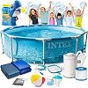 Басейн каркасний 16в1 INTEX 28208, 305 x 76 см + машина для створення бульбашок