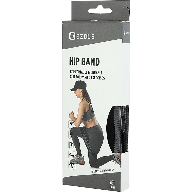 Резинка для фитнеса тканевая

 KNITTING HIP BAND EZOUS K-03-L