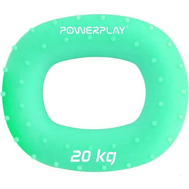 Эспандер кистевой силиконовый PowerPlay PP-4337 Medium 20 кг. Зеленый