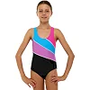 Купальник для детей слитный SP-SPORT PL-2451 6-12лет (Черный-фиолетовый-синий-малиновый)