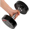 Гантель профессиональная
 с полиуретановым покрытием LIFE FITNESS SC-80081-10 1шт 10кг