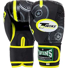 Перчатки для бокса TWINS TW50 MATE (Лимонный)