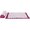 Набор массажный акупунктурный Аппликатор Кузнецова 2в1 коврик и валик Acupressure mat SP-SPORT
 FI-0134 (Фиолетовый)