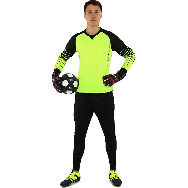 Вратарские перчатки
 профессиональные с защитой пальцев JOMA

 GK-PRO 400908-106
 7-12 (Черный-красный)