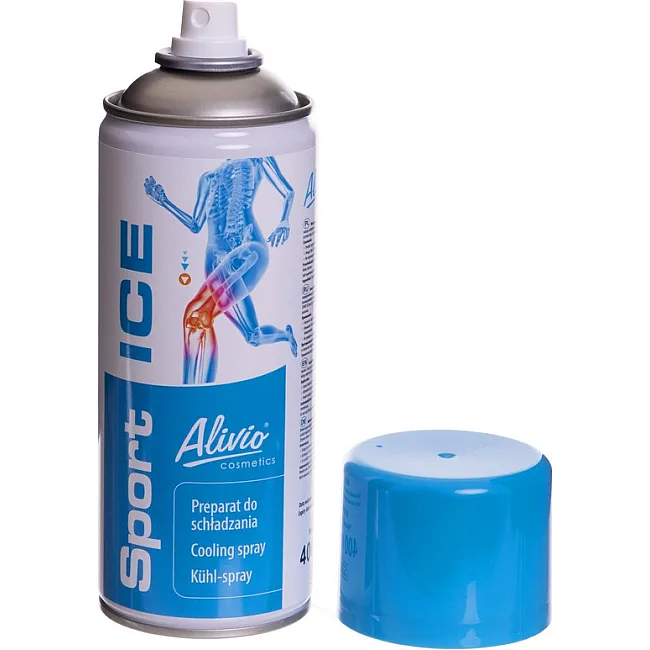 Спортивная заморозка
 обезбаливающий охлаждающий спрей SPORT ICE Alivio AC-008 400мл
