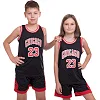 Детская баскетбольная форма NBA клуб Chicago Bulls 23 5351 (Черный-красный)