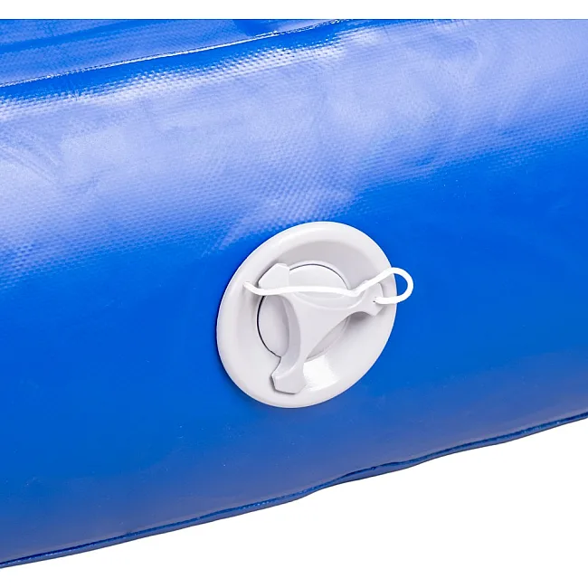 Надувной коврик inSPORTline Air-impact 200x150 см, бело-синий