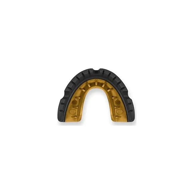 Капа для бокса OPRO Gold Braces под брекеты взрослая (возраст 11+) Blackl/Gold (art.102506001)