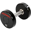 Гантель профессиональная с полиуретановым покрытием LIFE FITNESS SC-80081-10 1шт 10кг