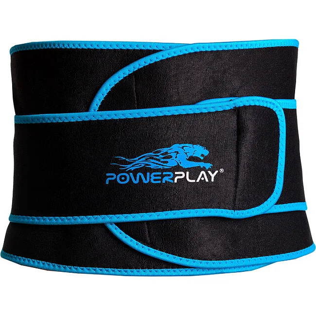 Пояс для схуднення POWERPLAY 4303 Чорно-Синій