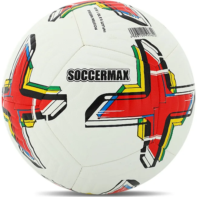 Футбольний м'яч
 HYBRID SOCCERMAX FB-4363 №5 PU (Білий-червоний)