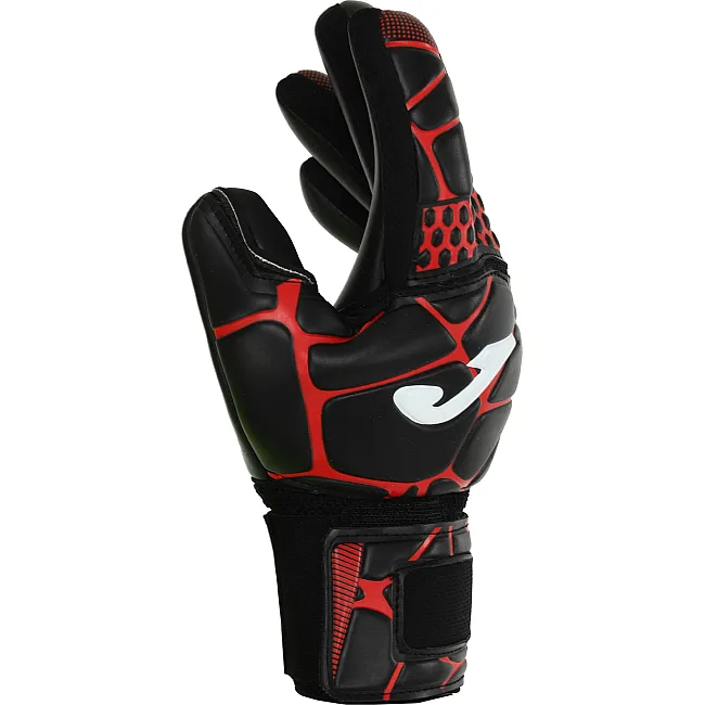 Вратарские перчатки
 профессиональные с защитой пальцев JOMA

 GK-PRO 400908-106
 7-12 (Черный-красный)