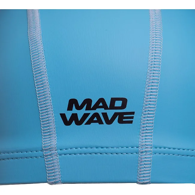 Шапочка для бассейна текстильная с покрытием PU для взрослых MADWAVE PUT M058501 (Синий)