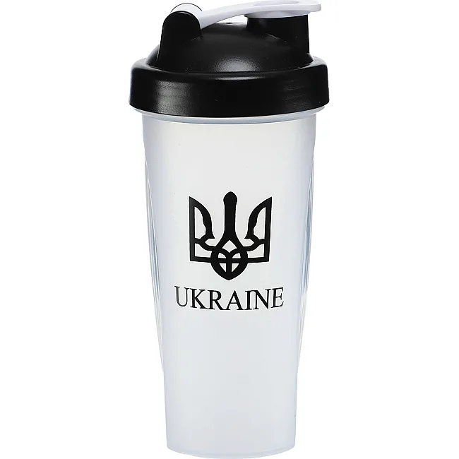 Шейкер для спортивного питания SP-SPORT UKRAINE FI-9931 600мл (Прозрачный-красный)